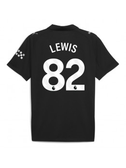 Manchester City Rico Lewis #82 Replika Borta Kläder 2025-26 Kortärmad